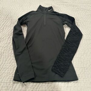 Nike Pro Combat Dri Fit XS fleece-lined quarter zip